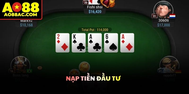 Nạp tiền trải nghiệm game bài trực tuyến diễn ra nhanh chóng và an toàn