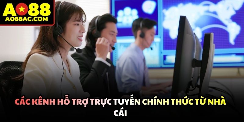 Hệ thống tổng đài viên trực tuyến luôn sẵn sàng tiếp nhận thông tin từ cược thủ