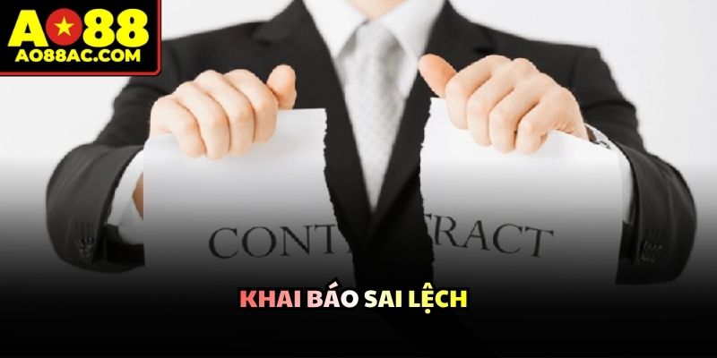 Hệ thống đối chiếu hồ sơ cá nhân đòi hỏi tính trung thực từ cược thủ